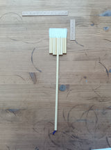 5周年特別セール品 少し短穂 細平連筆9本立(穂丈2.7cm、1本限り)