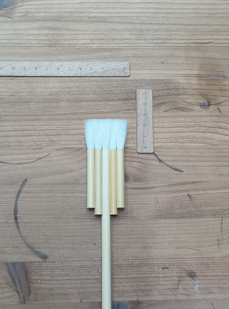 特別セール品　中太短穂連筆　３本立、５本立（数量限定）