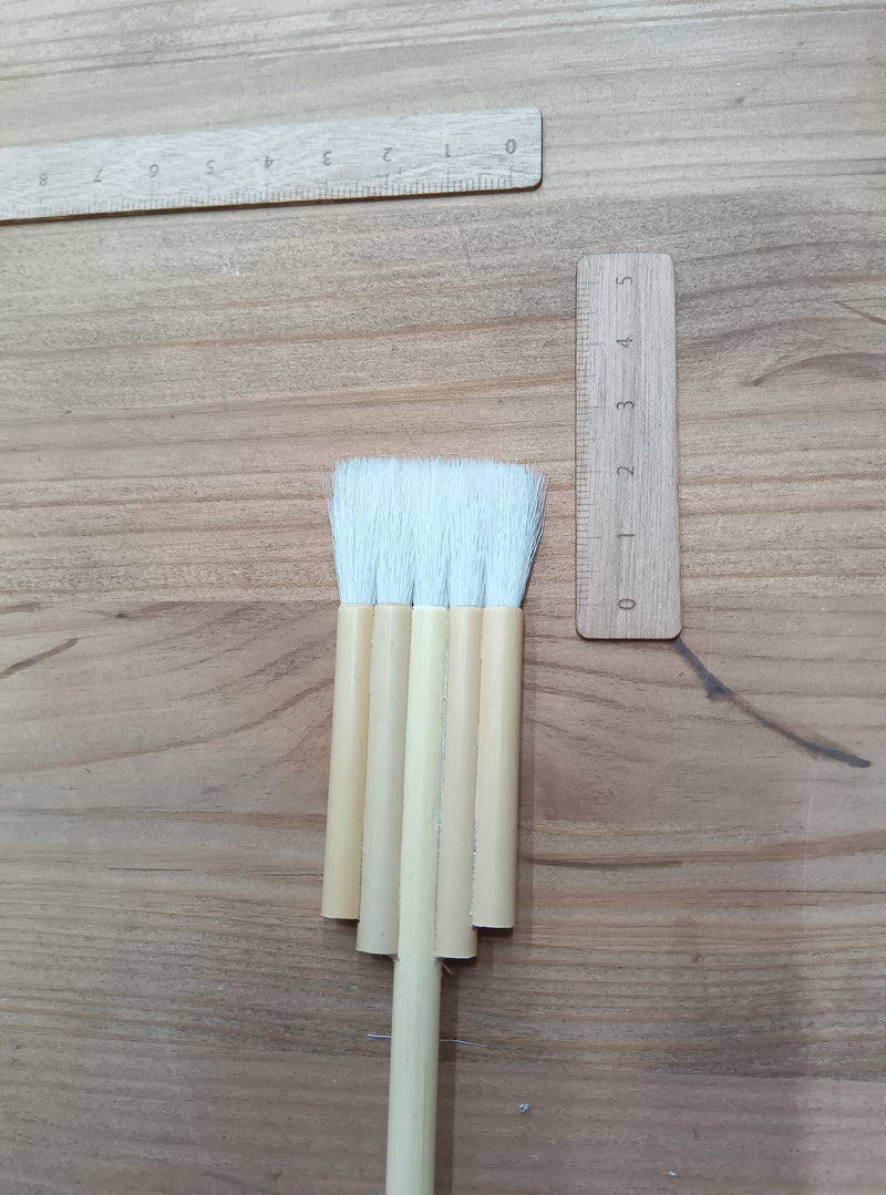 【アウトレット品】短穂細平連筆５本立（１本限り）