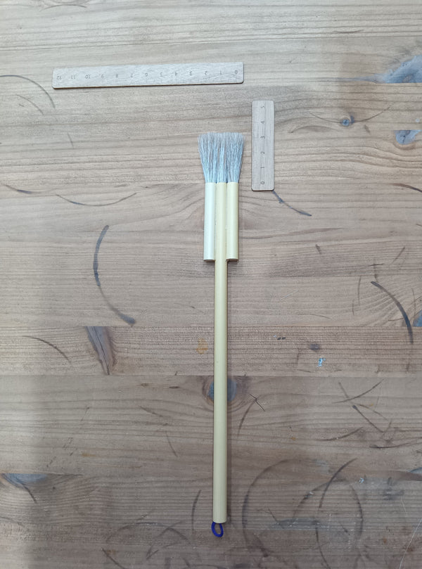 夏毛中太連筆３本立（軸が短め、穂丈3.3cm、3本限り）