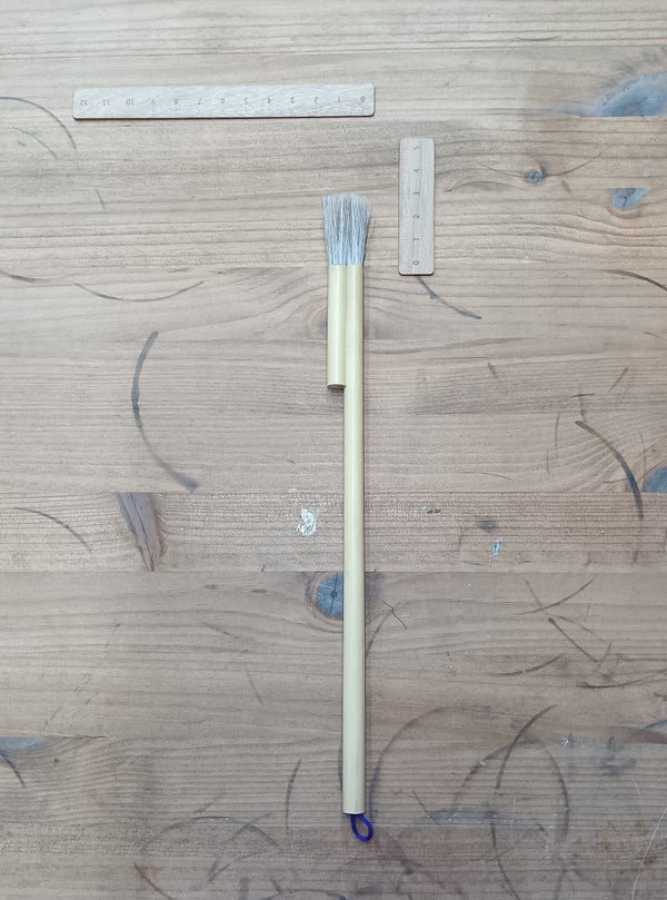 夏毛中太連筆2本立（軸が短め、穂丈3.0cm、3本限り）