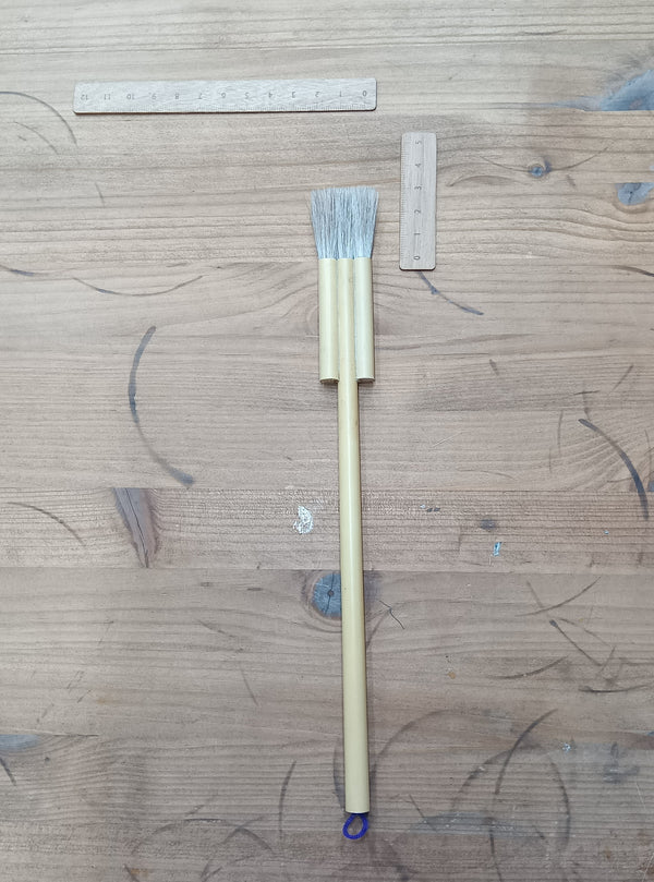 夏毛中太連筆３本立（軸が短め、穂丈3.0cm、2本限り）