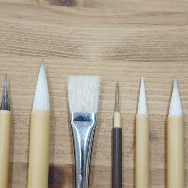 美大受験 セット セット商品】芸大・美大受験 7本セット – 日本画筆・水彩画の筆